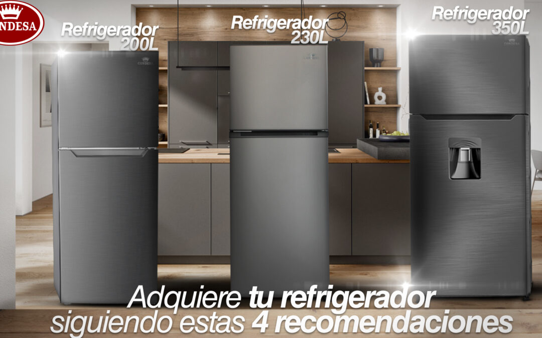 Acquire your refrigerator following these 4 tips